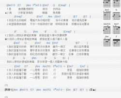 萧煌奇《心里有针》吉他谱-Guitar Music Score