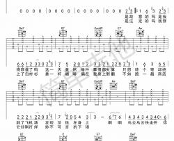 别找我麻烦||C调高清版|吉他谱|图片谱|高清|蔡健雅