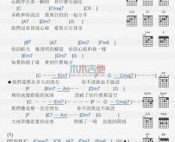 不说_吉他谱_丁文琪