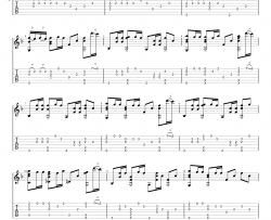 爱能做到的还有什么指弹谱 原调六线谱_高清版_天气之子主题曲