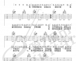 雾里吉他谱_姚六一_C调弹唱谱_热门歌曲