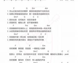 你的眼睛像星星吉他谱_郭正正_C调吉他弹唱谱