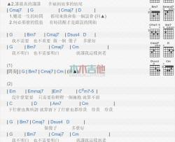林宥嘉《傻子》吉他谱-Guitar Music Score