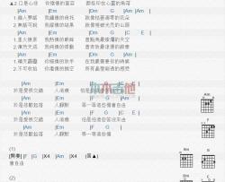 口是心非_吉他谱_张雨生