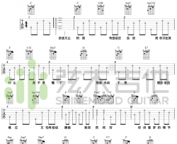 全世界最好的你吉他谱 许嵩 C调弹唱六线谱