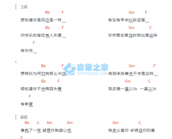 像疯了一样吉他谱 F转G调版 齐秦