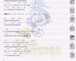 茄子蛋《浪子回头》C调简单版六线谱-弹唱吉他谱-和弦图片吉他谱