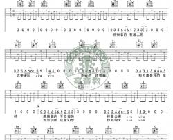 朴树《平凡之路》G调简单版、A调原版弹唱吉他六线谱