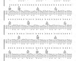 白日梦蓝吉他谱_刺猬乐队_乐队的夏天现场版_弹唱六线谱