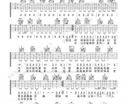 五月天《我不愿让你一个人》吉他谱-Guitar Music Score