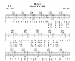 晨风曲吉他谱-张玮玮/郭龙-C调原版弹唱吉他谱