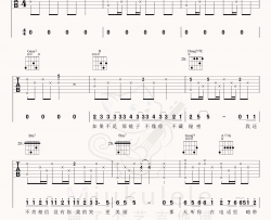 【D调原版】林俊杰《爱笑的眼睛》吉他谱 弹唱谱 高清六线谱 Guitar Tabs