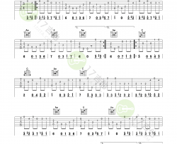 名曲《致爱丽丝 指弹 》吉他谱-Guitar Music Score