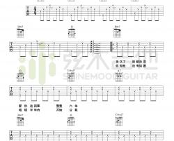 浪费吉他谱-吉他弹唱谱(高清版)-教学视频演示-林宥嘉