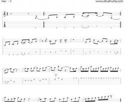 五月天《派对动物 间奏 》吉他谱-Guitar Music Score