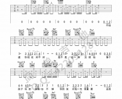 钟镇涛《只要你过得比我好》吉他谱-Guitar Music Score