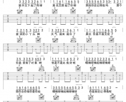 湘雨谣吉他谱-音符姑娘-C调弹唱谱-现场版编配