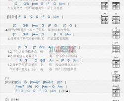 星月神话图片吉他谱升C调金莎