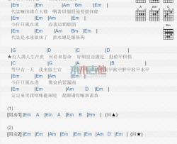 陈雷《风真透》吉他谱-Guitar Music Score