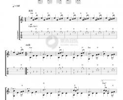 Game Of Thrones指弹谱 原调六线谱-果木音乐编配-权力的游戏主题曲