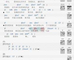 爱你爱到老_吉他谱_王识贤