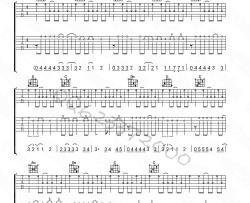 赵雷《吉姆餐厅》吉他谱-Guitar Music Score