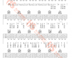 双笙《双笙月出》吉他谱(C调)-Guitar Music Score
