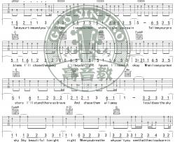 Monsters吉他谱_C调_ Katie Sky 弹唱谱六线谱（高音教版）