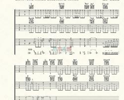 蔡淳佳《爱如潮水》吉他谱-Guitar Music Score