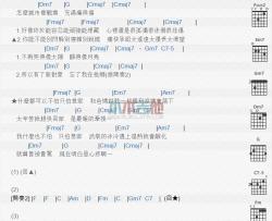 黄美珍《只怕想家》吉他谱-Guitar Music Score