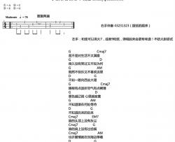 去大理_尤克里里谱_黄渤_电影《心花路放》