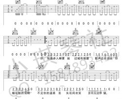 《纸短情长》吉他谱