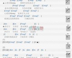 心爱的Honey_吉他谱_李千娜