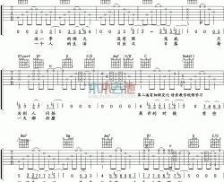 黄丽玲《离开的时候》吉他谱-Guitar Music Score