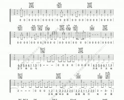 纸飞机吉他谱 D调 林忆莲