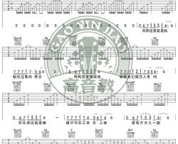 江南吉他谱 G调高清版-高音教编配-林俊杰