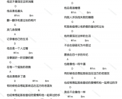贰佰《嘿抬头》吉他谱