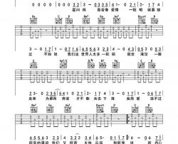请跟我联络吉他谱_《怦然星动》主题曲吉他谱_李易峰
