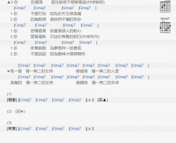 谢沛恩《独一无二的女孩》吉他谱(E调)-Guitar Music Score