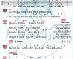 《我还想她》吉他谱_林俊杰弹唱谱_指弹谱_和弦谱