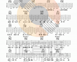 《思凡》吉他谱 晓月老板 G调 简单版