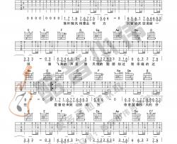 《天使的翅膀》吉他谱C调初级版-酷音小伟编谱-徐誉滕
