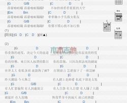 黄明志《低低头》吉他谱-Guitar Music Score
