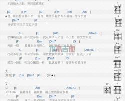 罗志祥《致命伤》吉他谱-Guitar Music Score