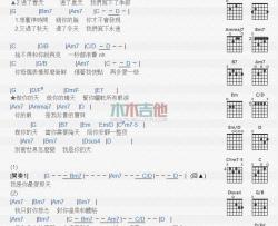 做你的天_吉他谱_李玖哲