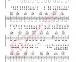 慢慢喜欢你吉他谱 G调六线谱-无限延音编配-莫文蔚