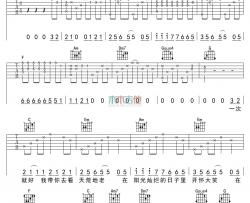 沈腾《一次就好》吉他谱-Guitar Music Score