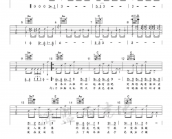 沙溢,尼格买提,白凯南《快乐男子汉》吉他谱(E调)-Guitar Music Score