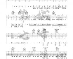 四季予你吉他谱 C调高清版_第七城市编配_程响