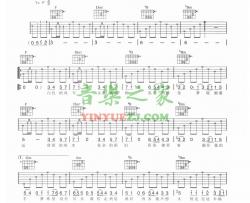白色风车吉他谱 D调简单版_音乐之家编配_周杰伦